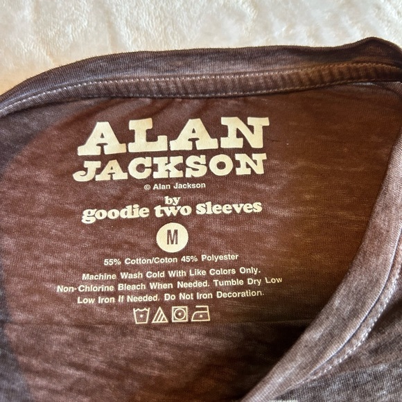 Alan Jackson Brown Short Sleeve Tee - Picture 2 of 5